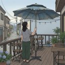 게스트하우스하얀언덕 | 아파트파라솔 바람에 뒤집어진 그날 결국 바꿨습니다
