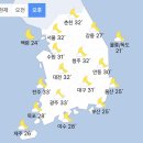 [오늘 날씨] `낮 최고 22~33도` 전국 맑고 무더위 계속, 오존농도 `나쁨` (+날씨온도) 이미지