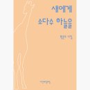 황은주 시집ㅡ새에게 소다수 하늘을(시인의일요일, 2025) 이미지