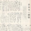 일본개의 품종 표준을 만드는 과정 이미지