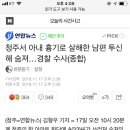 청주서 아내 흉기로 살해한 남편 투신해 숨져…경찰 수사(종합) 이미지