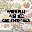 ㈜투어닷코리아 | 흑백요리사 식당 9곳 직접 다녀온 후기 (흑수저 백수저 맛집)