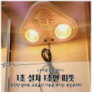 욕실용히터 순수팜 화장실 온열등 벽 안뚫고 설치 난이도 최하 욕실난방기