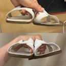 서진화이트크린세탁 | 에르메스 오란 슬리퍼 화이트 내돈내산 세탁 후기