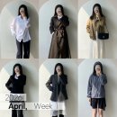 (주)데일리짐 | 4월 출근룩 데일리룩 | 여자 직장인 19도 20도 날씨 옷차림🌸