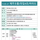 11/26-27(일)제주오름,맛집&마라도 이미지