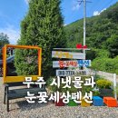 시냇물과 눈꽃세상 이미지