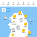 오늘의 날씨🌞☔️☃️ , 2025년 1월 10일 금요일 이미지