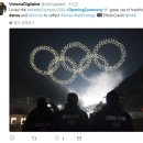 [WD] 평창올림픽 개막식, 드론 오륜기, 해외네티즌 "미쳤다 정말!" 이미지