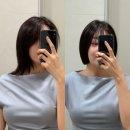 도경디자인 | 여자 단발머리 매직 후기 한남동 미용실 하츠한남