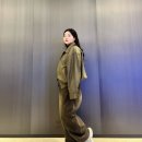 334 | 여성 블루종 자켓 아이러니포르노화이트라인 86-IRO334 스웨이드 카키