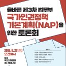 제3차NAP 국회토론회 공지 이미지