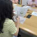 씬노리터카페 | 시흥시청 복지 담당 힐링 교육 프로그램 단체수업 출강 - 글라스아트 우드장식장