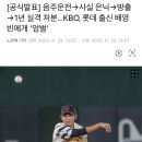 음주운전 은닉 후 방출.. KBO, 롯데 출신 배영빈에게 '1년 실격' 처분 이미지