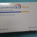 글루코파지정 500mg-60정 드림합니다. 이미지