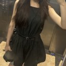 [ 내돈내산 | 패션 ] 제니 원피스 &#34;아모멘토 VOLUME MINI DRESS (BLACK)&#34; ( 후기, 착샷, 코디 )