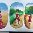 자연풍경 파스텔아트 이미지