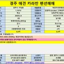 [경주펜션매매] 경주 애견카라반 펜션매매 이미지