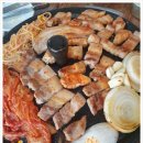 솥뚜껑 삼겹살 이미지