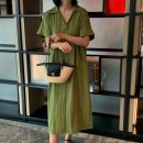 세일)아무나원피스ㅡ카키1장 주문서 작성해 주세요 이미지