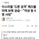 이스라엘 '드론 공격' 헤즈볼라에 보복 공습...여성 등 4명 사망 이미지