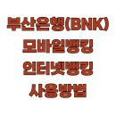 스마트폰 활용 (뱅킹, 간편결재) | 부산은행(BNK) 모바일뱅킹·인터넷뱅킹 사용방법 총정리