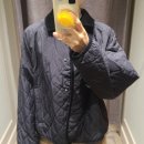 Massimo Dutti 숄더 심 디테일 니트 스웨터, 쇼트 다이아몬드 퀼팅 재킷 착용 후기