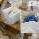 생신파티준비3탄) 내돈내산. 댕스플라워케이크. 칠순잔치. 환갑잔치(feat. 보자기 떡케이크)