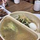 퇴계원역 냉면 만두 / 열무 냉면 : 반반 비냉 물냉