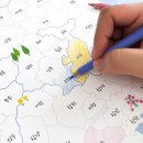 아름다운강산기획 | 여행 지도 국내 데이트 전국 관광 색칠 지도 버킷리스트 커플 꿀템