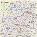 운교산-망경대산-예미산-질운산 등산지도(영월군) 이미지