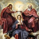 목자들은 마리아와 요셉과 아기를 찾아냈다. 여드레 뒤 그 아기는 이름을 예수라고 하였다.(1월 1일 천주의 성모 마리아 대축일) 이미지