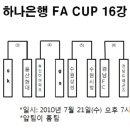 인천UTD, 대전 한수원과 FA컵 16강전,2010 FA컵 16강전 대진표 이미지