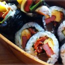 더운날 딱 좋은 메뉴~진미채볶음이 김밥속에-진미채김밥 이미지