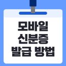 2025년 모바일 신분증 발급 방법 (주민등록증, 운전면허증) 이미지