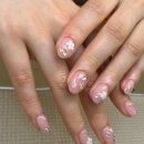 네일파인 | 부산대네일 전문 <파인데이 네일> 화이트 플라워 후기