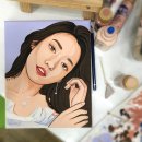 팝아트 인물화 이미지