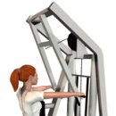 머신 리어 델트 로우 (Machine Rear Delt Row) 이미지