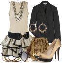 ☞‥[코디] Moschino Ruffle-skirt dress &amp; Stella McCartney Stella silk jacket 이미지