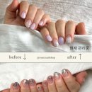 [수원로미네일] before &amp; after ㆍ관리 전 후 변화...컬러맛집ㆍ2025 젤네일아트ㆍ2025 예쁜네일ㆍ네일...