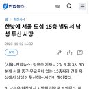 한낮에 서울 도심 15층 빌딩서 남성 투신 사망 이미지