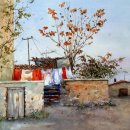 풍경수채화 이미지