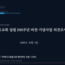 황등교회 100주년 설문조사 결과보고 ver4 이미지