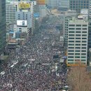 어제 저녁 강북구청 사거리 유세 이미지