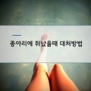 ★다리에 쥐가 나는 이유★ 이미지