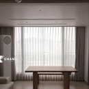 크린토피아중동팰리스카운티점 | 창부천점 팰리스카운티 힐스테이트중동 아이보리암막...나비주름차르르커튼 블라인드 화이트커튼 시공후기