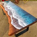 파도식탁 이미지