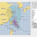 10일자 변경된 기상청, JTWC 12호 태풍 무이파 예상 경로 이미지