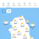 오늘의 날씨 (11월 7일 금요일) D-7 이미지