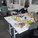 팝아트 인물화 이미지